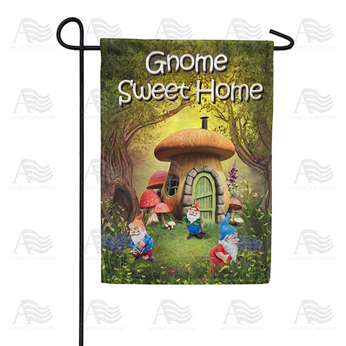 Gardening Gnomes Double Sided Garden Flag