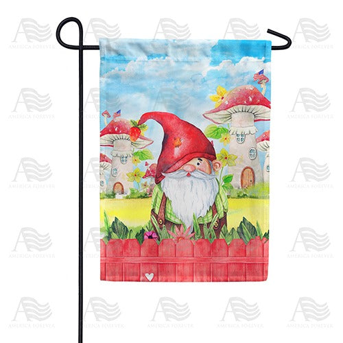 Gnome Kingdom Double Sided Garden Flag