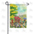 Spring Morning Bike Ride Double Sided Garden Flag