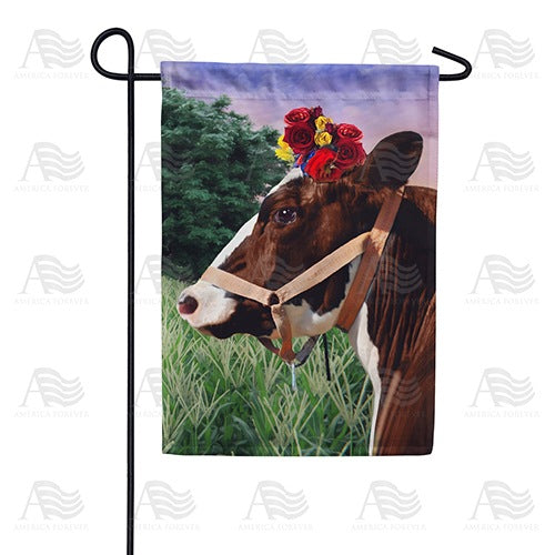 Rosie The Cow Double Sided Garden Flag