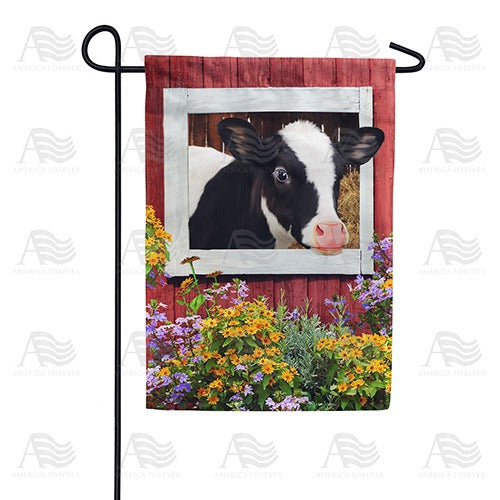 Holstein Hello Double Sided Garden Flag