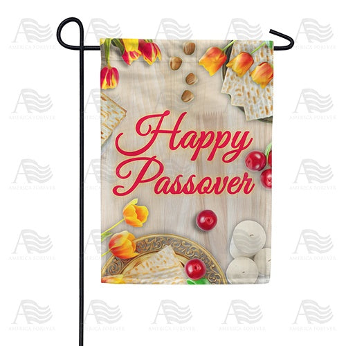 Happy Passover Double Sided Garden Flag