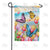 Spring Floral Butterflies Double Sided Garden Flag