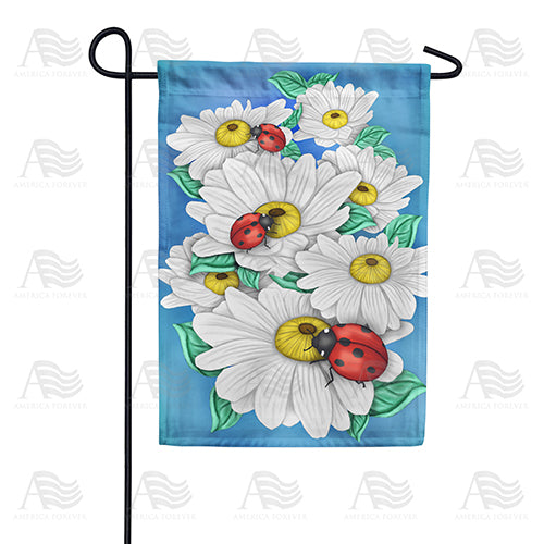 Ladybugs & Daisies Double Sided Garden Flag