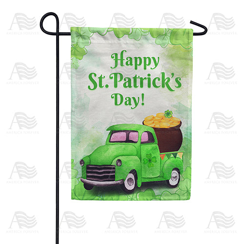 Hauling Irish Gold Double Sided Garden Flag