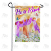 He Is Risen Above Double Sided Garden Flag