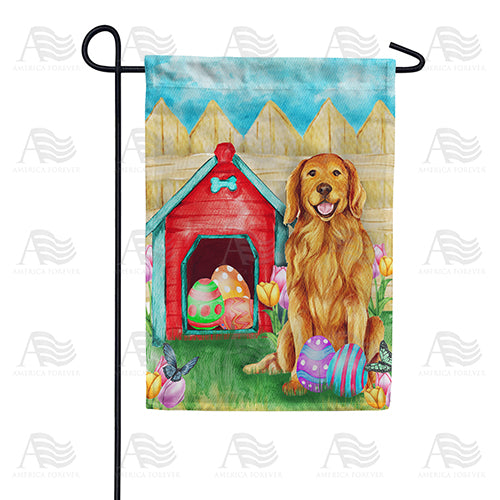 Easter Egg Fetcher Double Sided Garden Flag