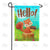 Squirrelly Hello Double Sided Garden Flag