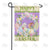 Easter Bunny Wreath Double Sided Garden Flag