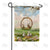 Bunny Swing Double Sided Garden Flag