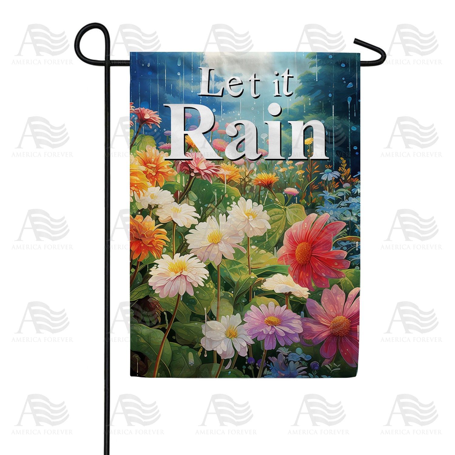 Blooming Shower Double Sided Garden Flag