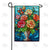 Vibrant Flower Vase Double Sided Garden Flag