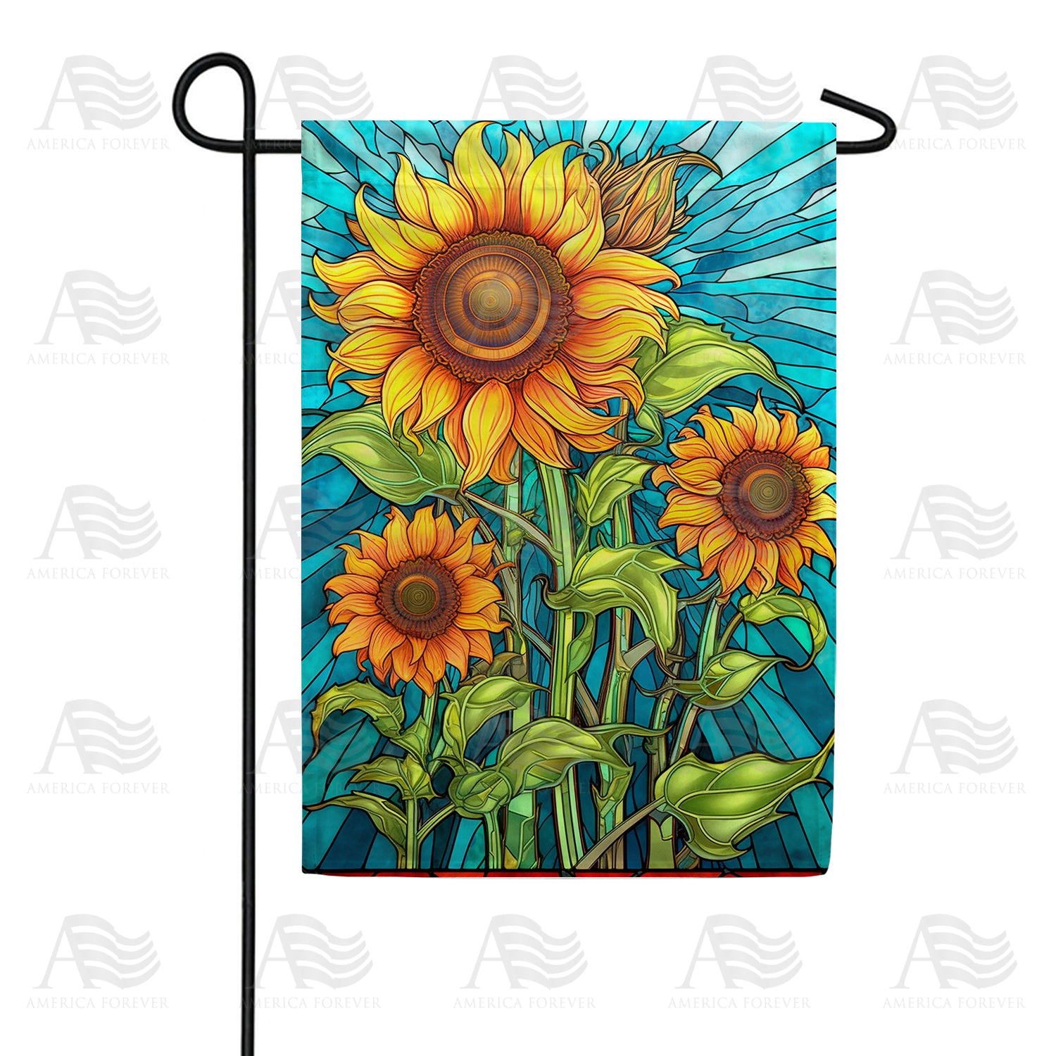 Sunflower Shine Double Sided Garden Flag