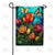 Iridescent Tulips Double Sided Garden Flag