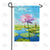 Serene Water Lily Double Sided Garden Flag
