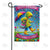 Rainy Day Dance Celebration Double Sided Garden Flag