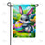 Cheerful Bunny with Easter Egg Double Sided Garden Flag