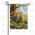 Twin Bunnies with Easter Eggs Double Sided Garden Flag