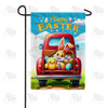 Easter Bunny and Chick Road Trip Double Sided Garden Flag