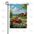 Vintage Red Truck in Countryside Double Sided Garden Flag