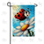 Ladybug on Daisy Delight Double Sided Garden Flag