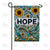 Sunflower Hope Mosaic Double Sided Garden Flag