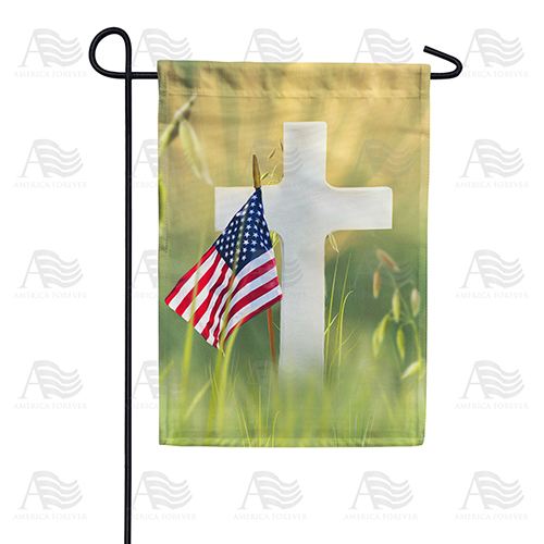 Remember their Sacrifice Double Sided Garden Flag