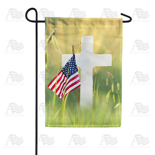 Remember their Sacrifice Double Sided Garden Flag
