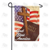 God Bless America Patriotic Double Sided Garden Flag