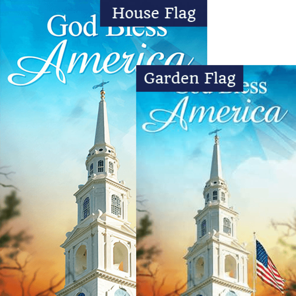 Church Blessing Flags Set (2 Pieces)