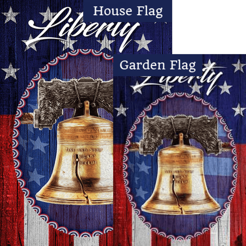 The Liberty Bell Flags Set (2 Pieces)
