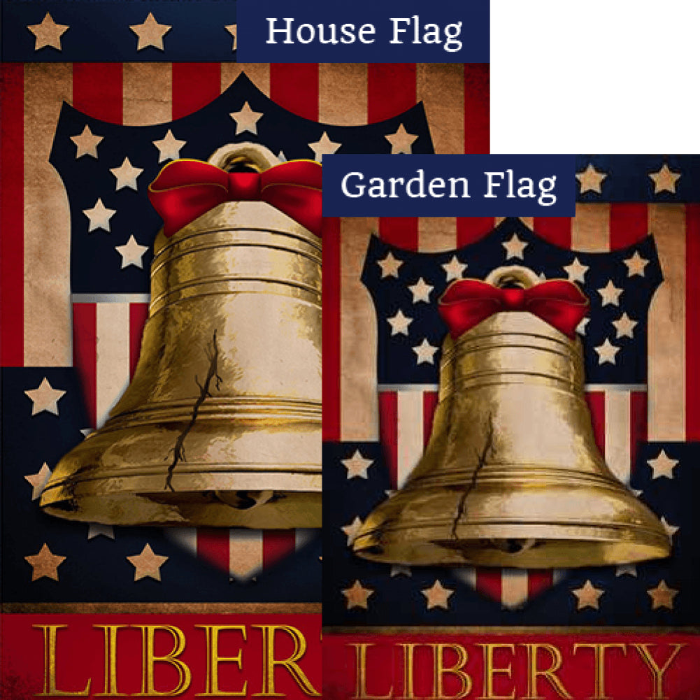 Liberty Bell Flags Set (2 Pieces)