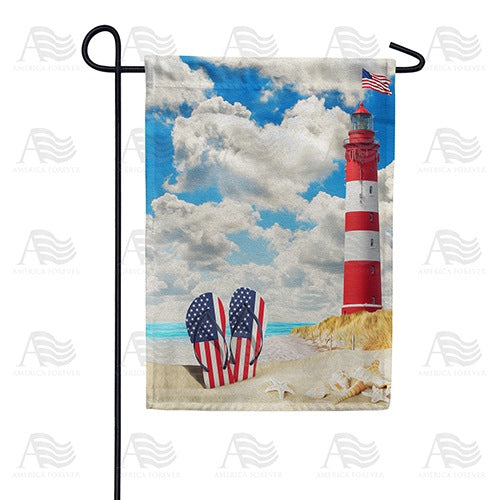 American Summer Double Sided Garden Flag