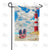 American Summer Flip Flops Double Sided Garden Flag