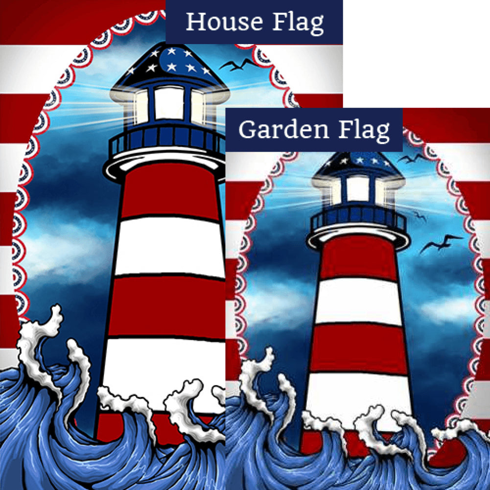 American Lighthouse Flags Set (2 Pieces)