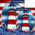 American Lighthouse Flags Set (2 Pieces)