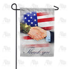America Thanks You Double Sided Garden Flag