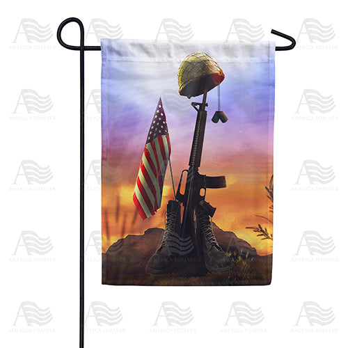 Lest We Forget Double Sided Garden Flag