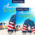 American Summer Flip Flops Flags Set (2 Pieces)