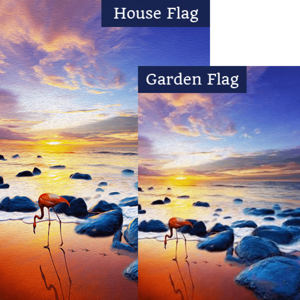 Tranquil Sunset Flags Set (2 Pieces)