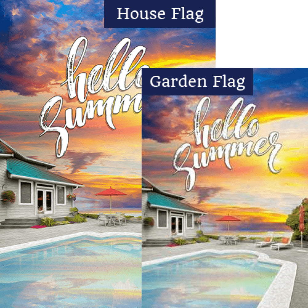 Summer Retreat Flags Set (2 Pieces)