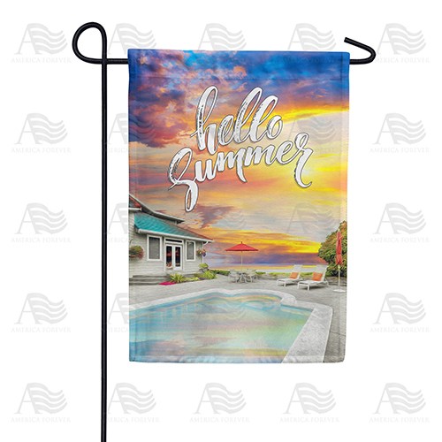 Summer Retreat Double Sided Garden Flag