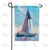 Sailing On Crystal Blue Water Double Sided Garden Flag