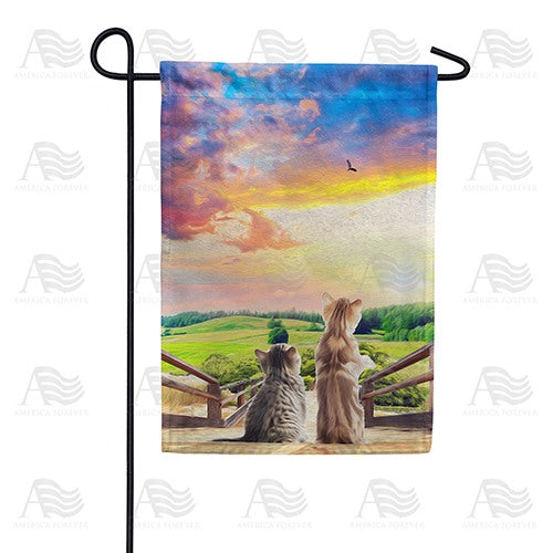 Unexplored World Awaits Double Sided Garden Flag