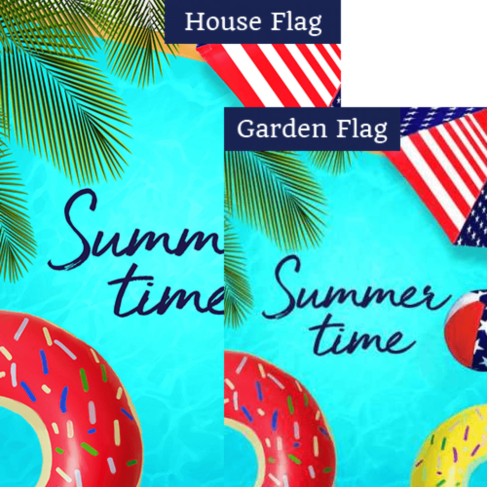Pool Floats Flags Set (2 Pieces)