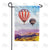 Patriotic Balloon Flight Double Sided Garden Flag