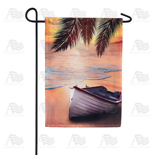 Tropical Destination Double Sided Garden Flag