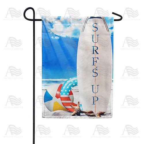 Surf's Up! Double Sided Garden Flag