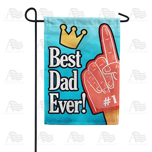 #1 Dad Double Sided Garden Flag