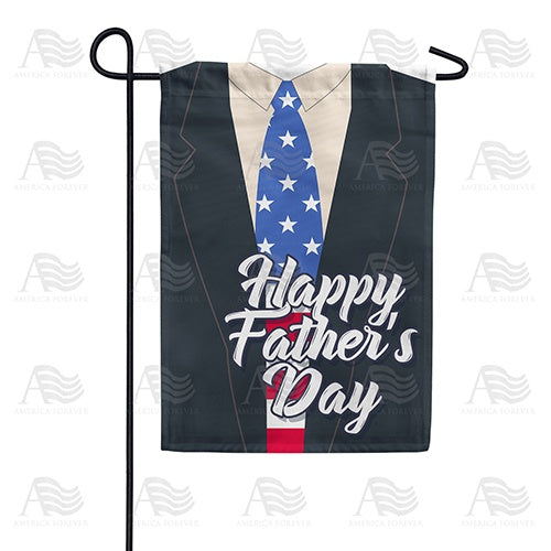 Patriotic Dad Double Sided Garden Flag